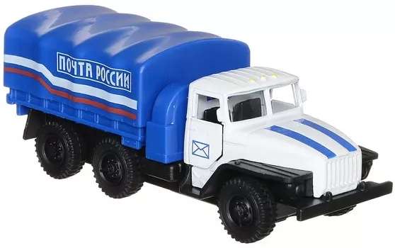 Машина металлическая инерционная – Урал - Почта России, 12 см