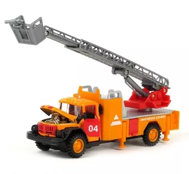 Машина металлическая инерционная ЗИЛ 131 - Аварийная, со светом и звуком