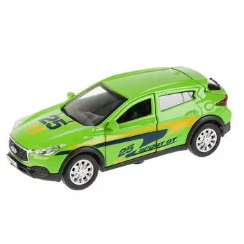 Машина металлическая Infiniti QX30 Спорт, 12 см, открываются двери, инерционная