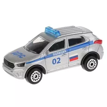 Машина металлическая – кроссоверы Полиция, 7,5 см., несколько видов