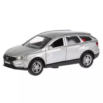 Машина металлическая Lada Vesta Sw Cross, 12 см, открываются двери и багажник, инерционная