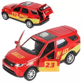 Машина металлическая Land Rover Discovery Спорт, длина 12 см, открываются двери, инерционная