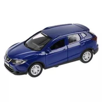 Машина металлическая Nissan Qashqai 12 см., открываются двери, инерционный, синий