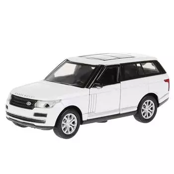Машина металлическая Range Rover Vogue, 12 см, открываются двери, инерционная, белая