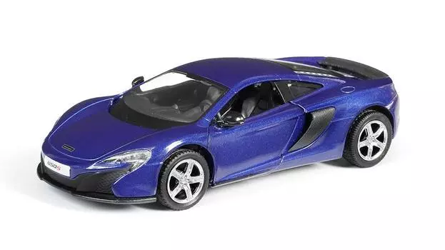 Машина металлическая RMZ City 1:32 McLaren 650S, инерционная, цвет синий