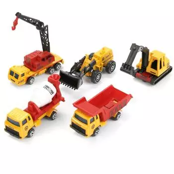 Машина металлическая - Стройтехника 7,5 см, подвижные элементы