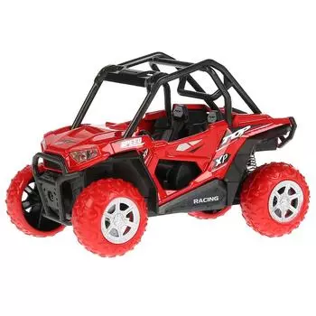 Машина металлическая свет и звук Багги, длина 11,5 см., рессоры, инерционная