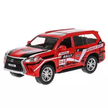 Машина металлическая свет-звук Lexus Lx-570 Спорт, 12 см, открываются двери, инерционная