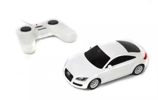 Машина на р/у - Audi TT, белый, 1:24