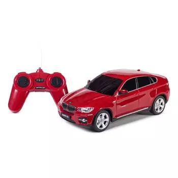 Машина на р/у - BMW X6, красный, 1:24, свет