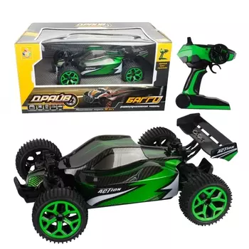Машина на р/у - Драйв, аккумулятор 6V, 4WD, скорость 20 км/ч, цвет зеленый