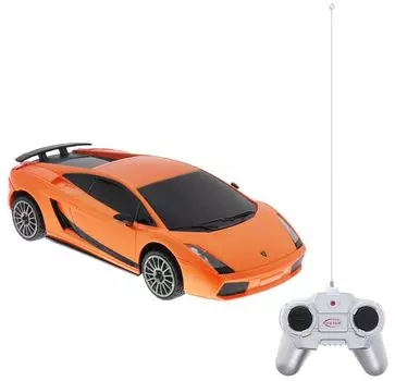 Машина на р/у - Lamboighini, 1:24, оранжевый, свет