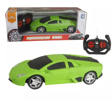 Машина на р/у Спортавто, 20 см, масштаб 1:24, 27 МГц, матовый зеленый