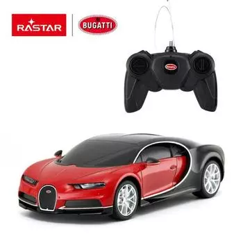 Машина на радиоуправлении 1:24 Bugatti Chiron, цвет Красный