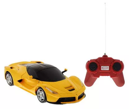 Машина на радиоуправлении 1:24 Ferrari LaFerrari, цвет желтый