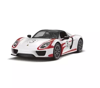 Машина на радиоуправлении Porsche 918 Spyder, цвет белый, 40MHZ, 1:14