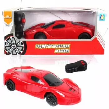 Машина на радиоуправлении - Спортавто, масштаб 1:26, 27 МГц, красная