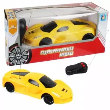 Машина на радиоуправлении Спортавто, масштаб 1:26, 27 МГц, желтая