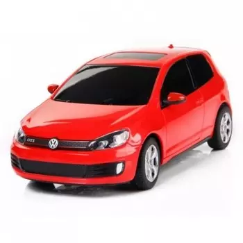 Машина на радиоуправлении Volkswagen Golf GTI, цвет красный 27MHZ, 1:24