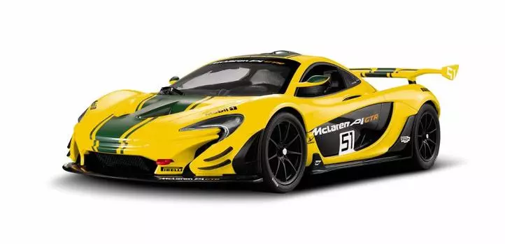Машина р/у 1:14 - McLaren P1 GTR, цвет желтый, 27MHZ