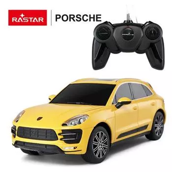 Машина р/у 1:24 - Porsche Macan Turbo, цвет желтый