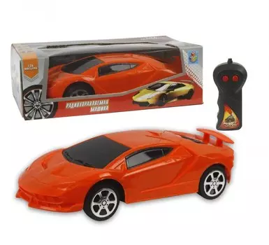 Машина Спортавто на р/у, масштаб 1:26, 27 МГц, оранжевая