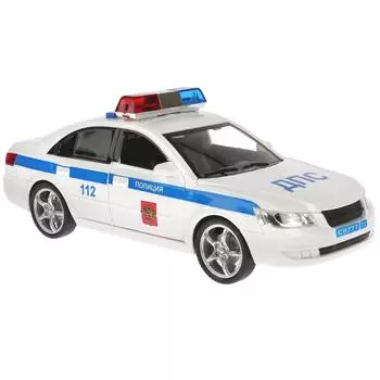 Машина свет и звук Седан Дпс, 23 см., пластик, открываются двери, инерционная