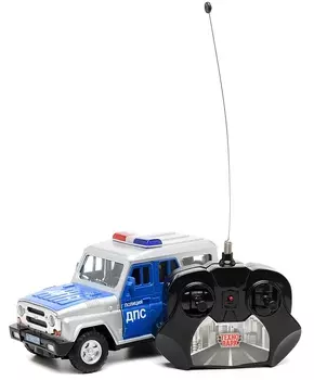 Машина УАЗ Hunter «ДПС» на радиоуправлении свет, звук 1:24