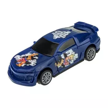 Машинка 2в1 инерционная CrashFest Flamberge, разборная, 10 см, блистер