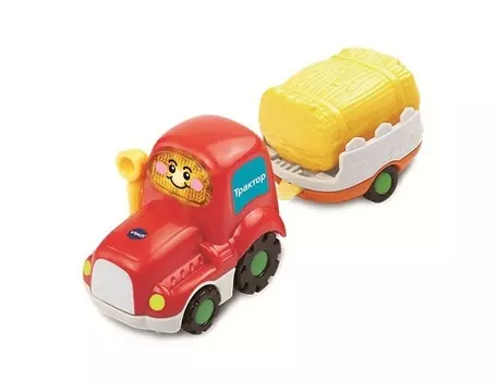 Машинка из серии Бип-Бип Toot-Toot Deivers - Трактор с прицепом для сена
