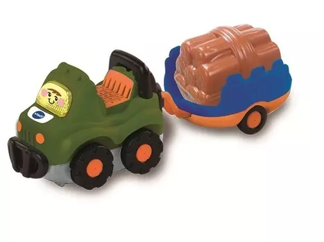 Машинка из серии Бип-Бип Toot-Toot Deivers - Внедорожник с прицепом