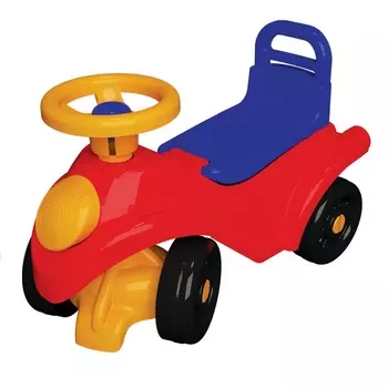 Машинка-каталка на 4-х колесах с поворотным рулем
