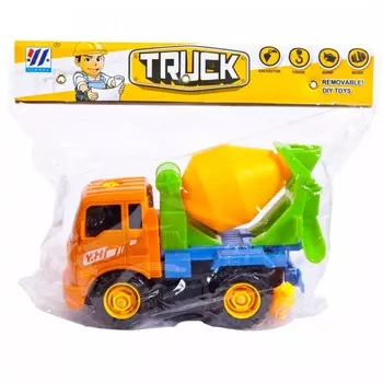 Машинка-конструктор Бетономешалка с инструментами