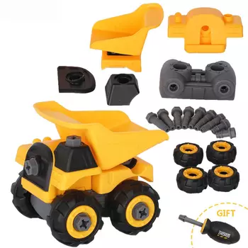 Машинка-конструктор из серии Спецтехника - Строительная техника. Самосвал с отверткой