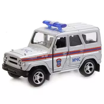 Машинка металлическая инерционная - Уаз Hunter МЧС, открываются двери