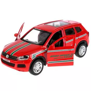Машинка металлическая инерционная – Volkswagen Touareg Спорт, 12 см., открываются двери и багажник