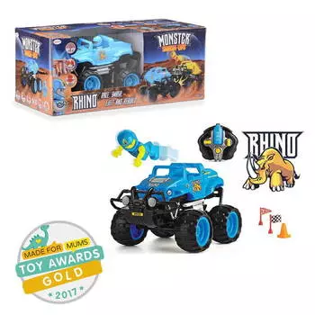 Машинка на радиоуправлении Разбивающийся внедорожник из серии Monster Smash Ups – Rhino
