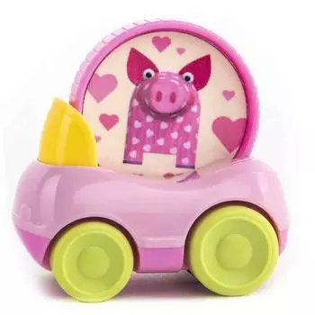 Машинка - Поросенок Хрю с кругом