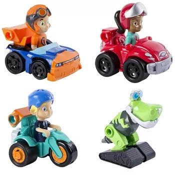 Машинка с героем из серии Расти-механик Rusty Rivets, 4 вида