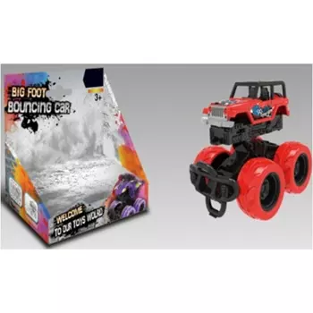 Машинка с краш-эффектом, пул-бэк, красная