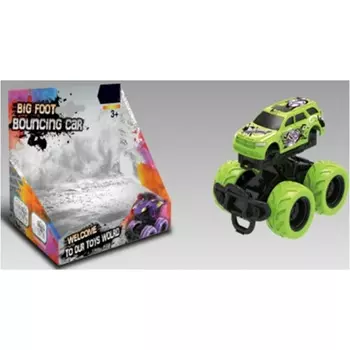 Машинка с краш-эффектом, пул-бэк, зелёная