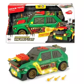 Машинка с залповой установкой - VW Golf 1 GTI, 26 см, свет и звук