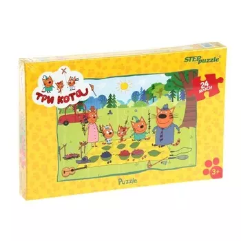 Макси-пазл для малышей - Три кота, 24 элемента