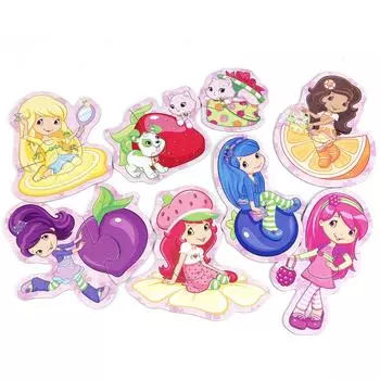 Макси-пазлы – Земляничка, половинки, 8 развивающих картинок