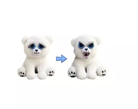 Медведь полярный с изменчивым характером из серии Хищники, 20 см.