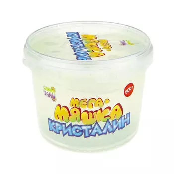 Мега-Мяшка Кристалин, надувная, 500 г, прозрачная