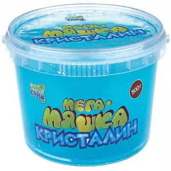 Мега-Мяшка Кристалин, надувная, 500 г, синяя