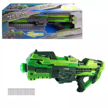 Мегабластер в наборе с 20 мягкими снарядами, свет