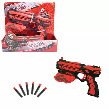 Мегабластер в наборе с 6 мягкими снарядами