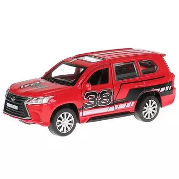 Металлическая инерционная машина - Lexus LX-570 Спорт, длина 12 см,